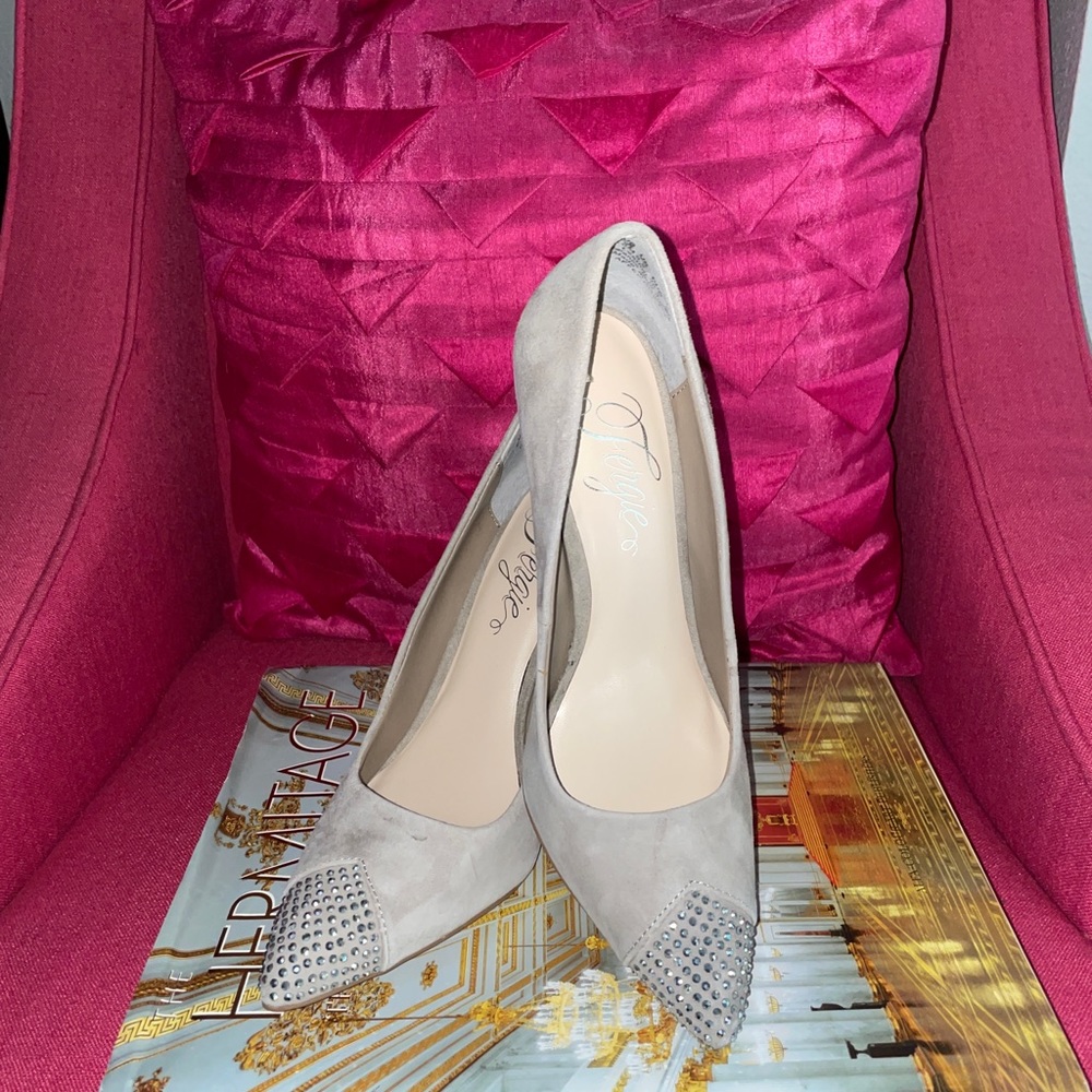 Fergie Embellished Toe Heel- New